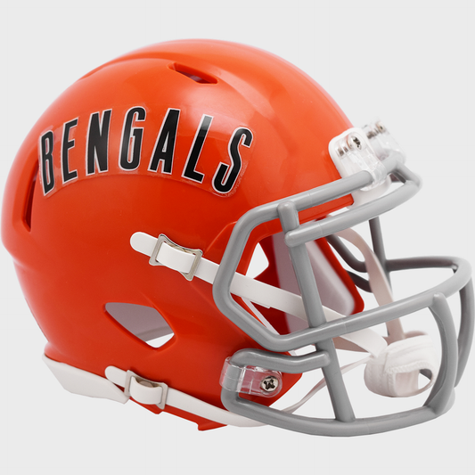 Cincinnati Bengals throwback mini helmet