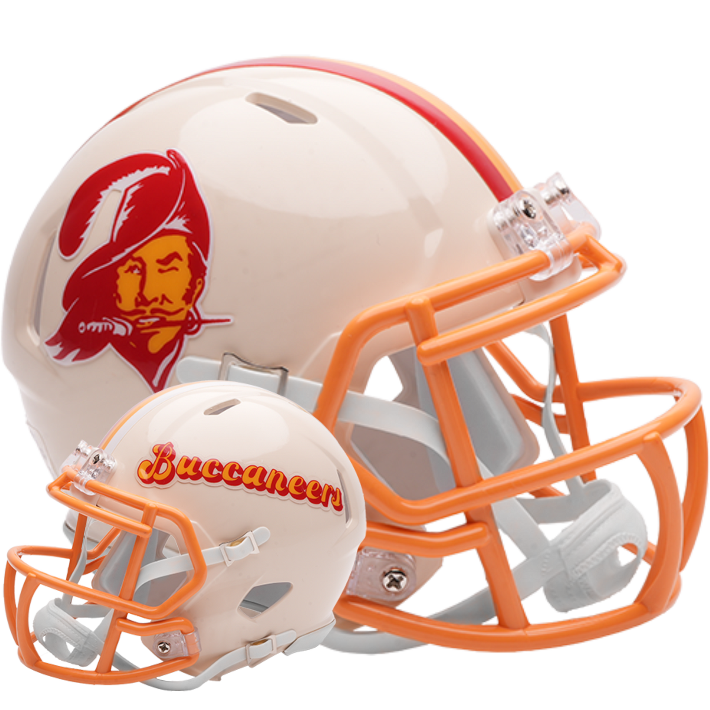Tampa Bay Buccaneers Riddell Speed Mini Football Helmet retro officially licensed NFL collectible