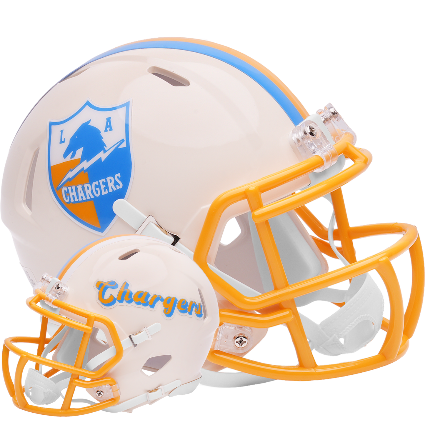 Los Angeles Chargers Riddell Speed Mini Football Helmet retro officially licensed NFL collectible