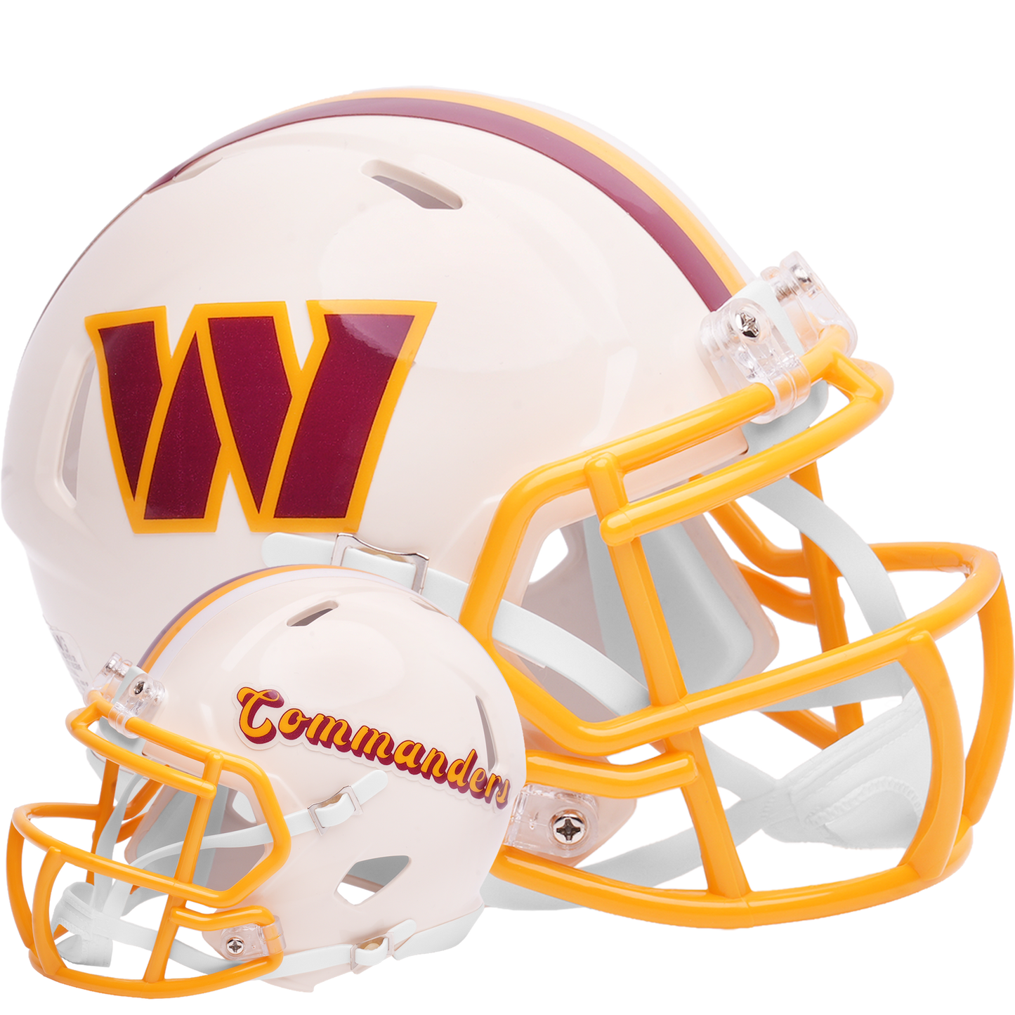 Washington Commanders Riddell Speed Mini Football Helmet retro officially licensed NFL collectible