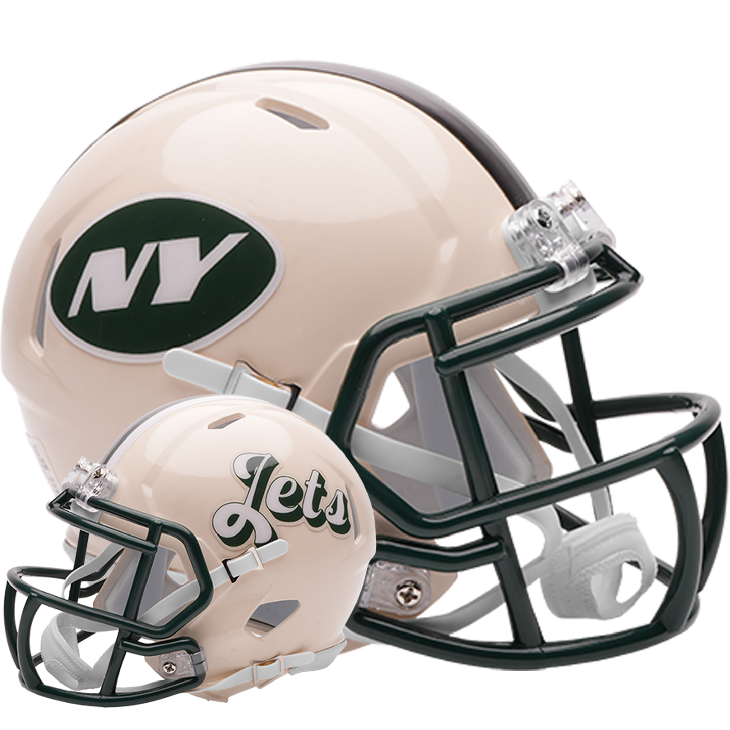 New York Jets Riddell Speed Mini Football Helmet retro officially licensed NFL collectible