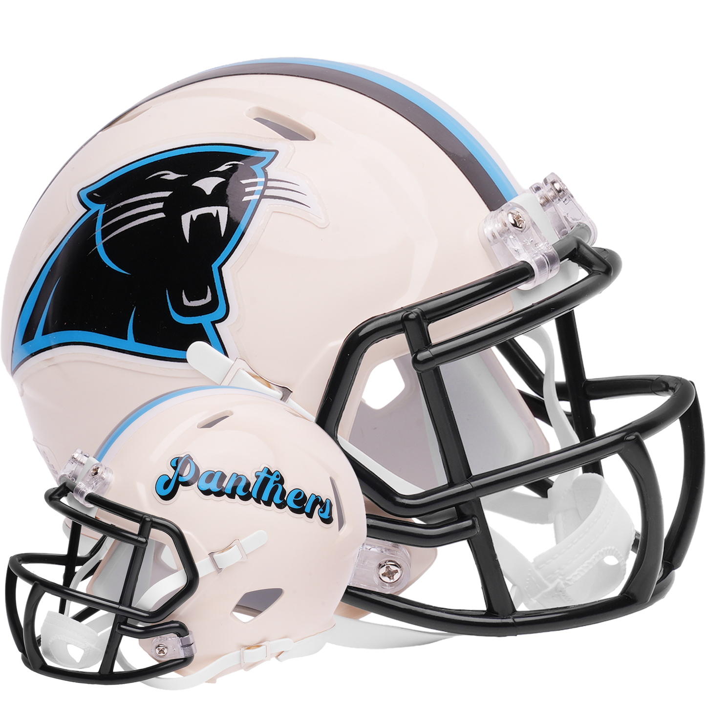 Carolina Panthers Riddell Speed Mini Football Helmet retro officially licensed NFL collectible