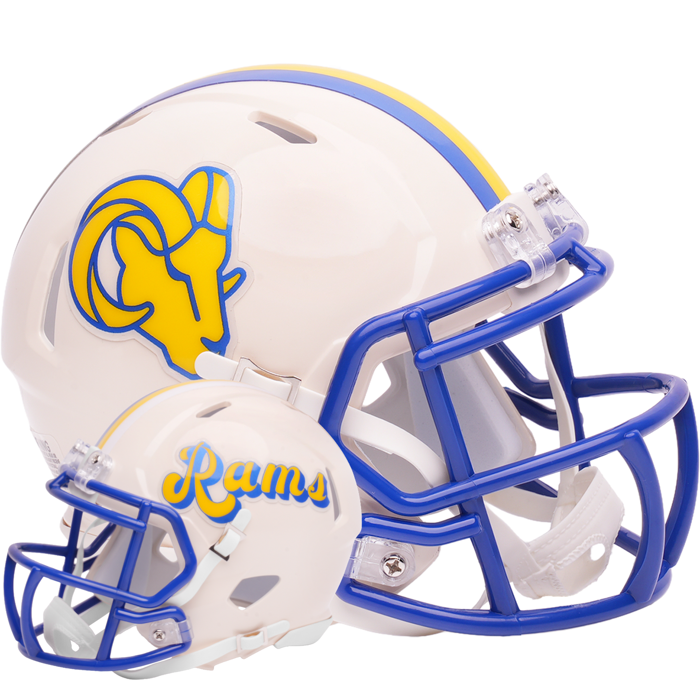 Los Angeles Rams Riddell Speed Mini Football Helmet retro officially licensed NFL collectible