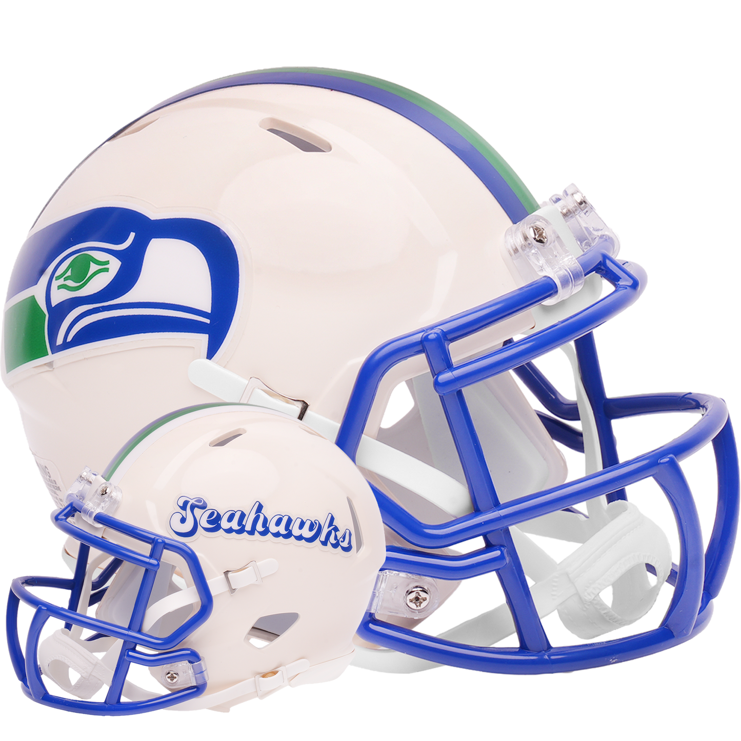 Seattle Seahawks Riddell Speed Mini Football Helmet retro officially licensed NFL collectible