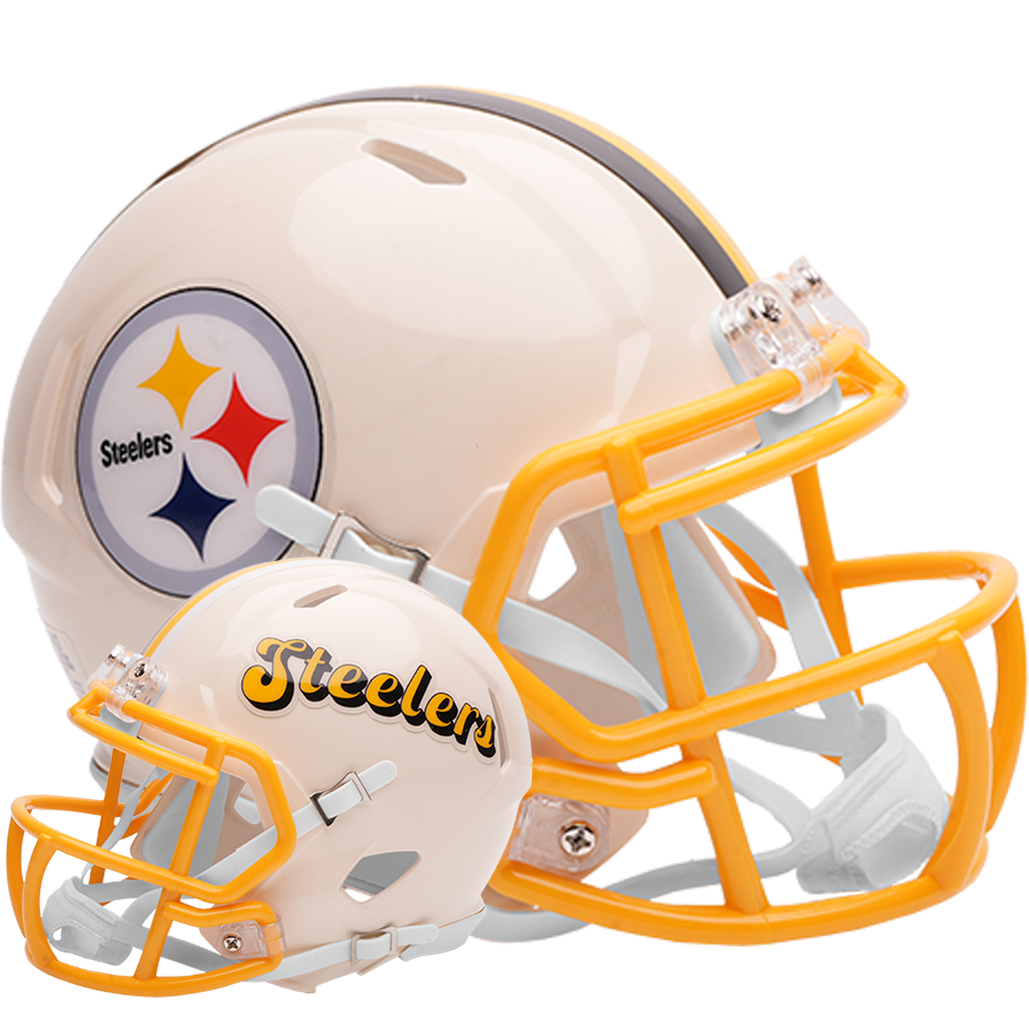 Pittsburgh Steelers Riddell Speed Mini Football Helmet retro officially licensed NFL collectible
