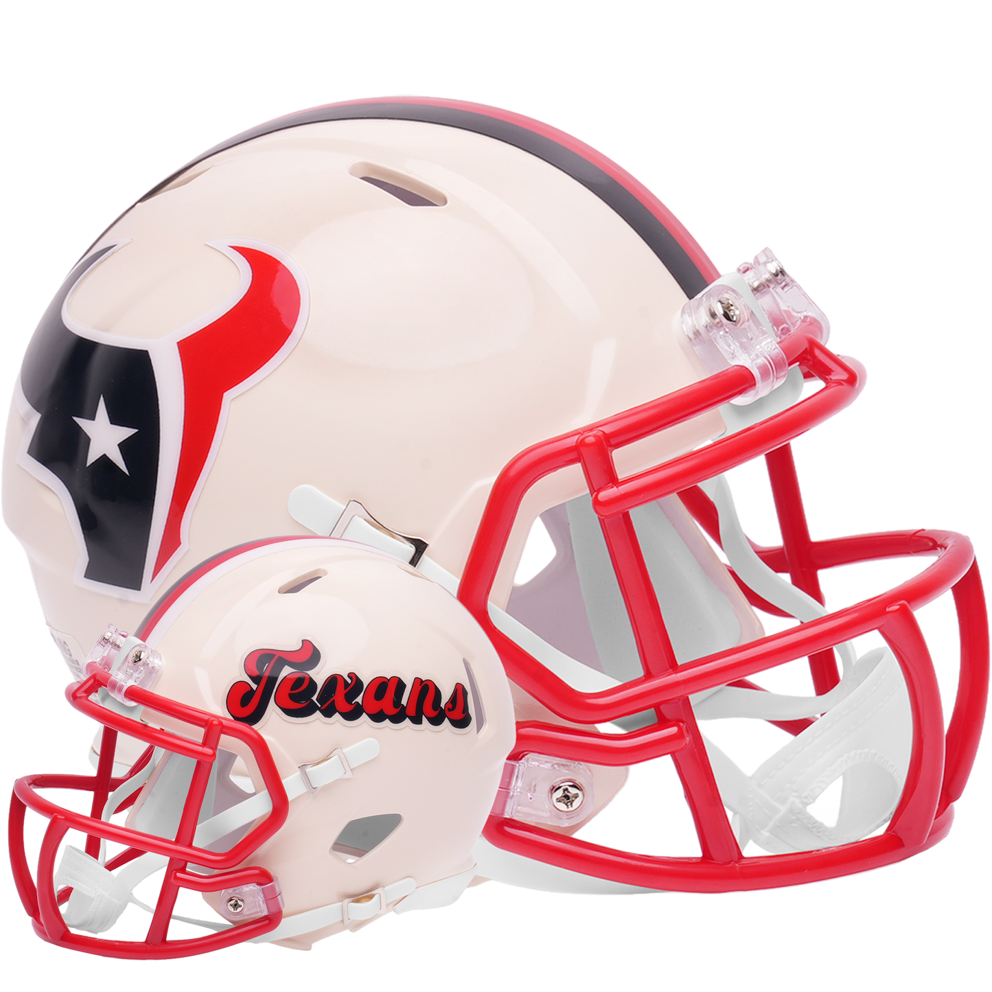 Houston Texans Riddell Speed Mini Football Helmet retro officially licensed NFL collectible