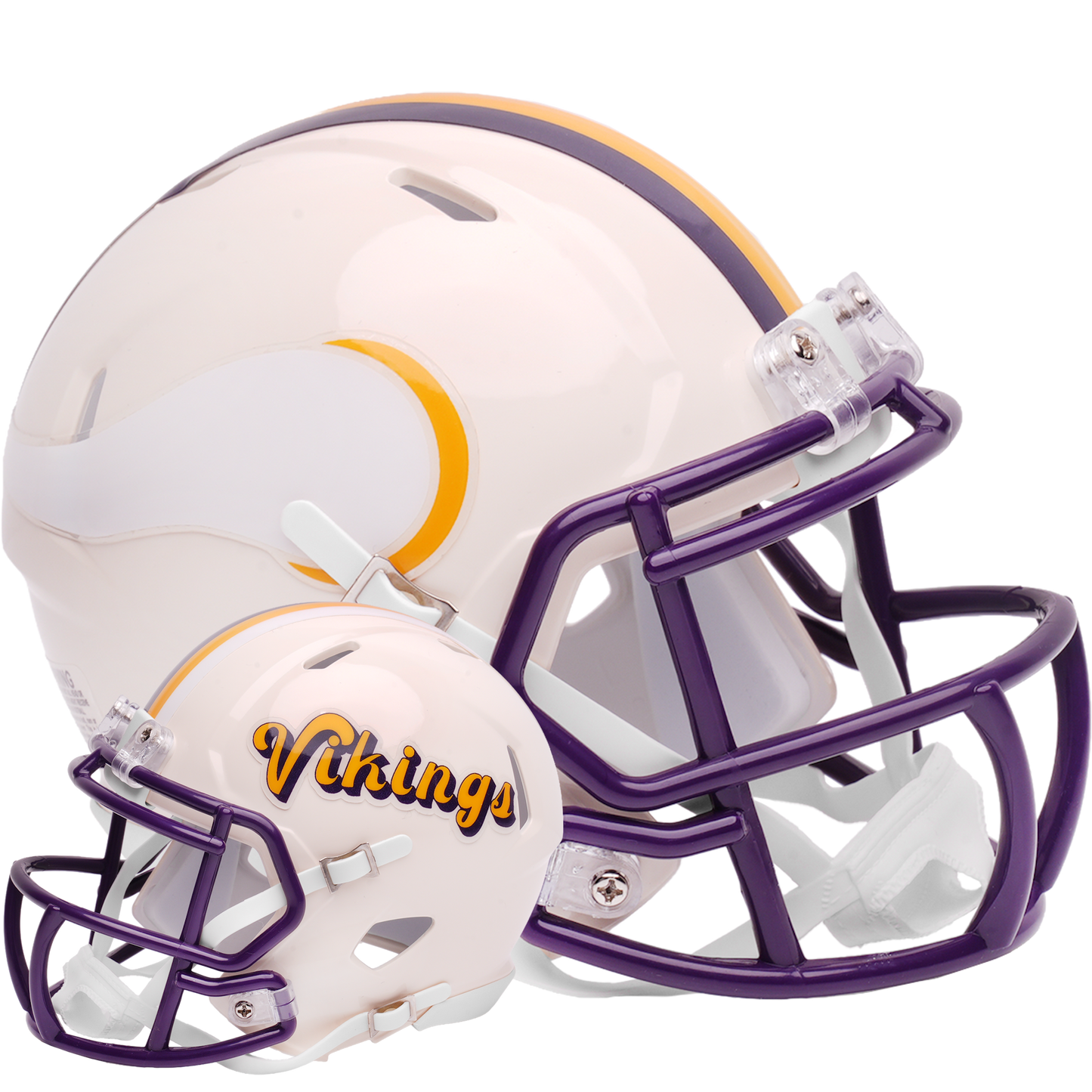 Minnesota Vikings Riddell Speed Mini Football Helmet retro officially licensed NFL collectible