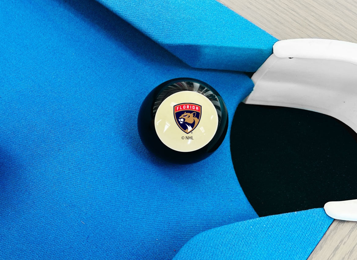 Florida Panthers NHL pool table 8-ball - lifestyle photo
