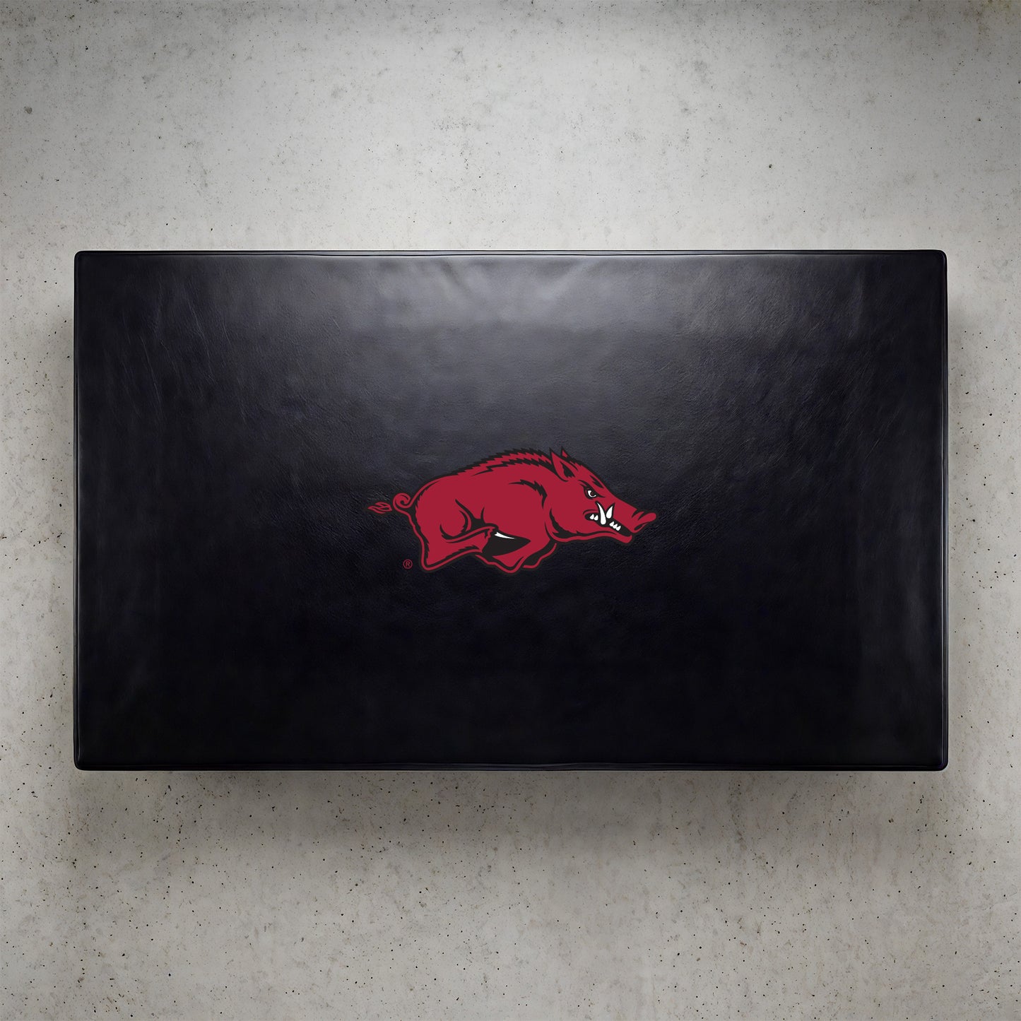 Arkansas Razorbacks Custom Billiards Table Cover Lifestyle