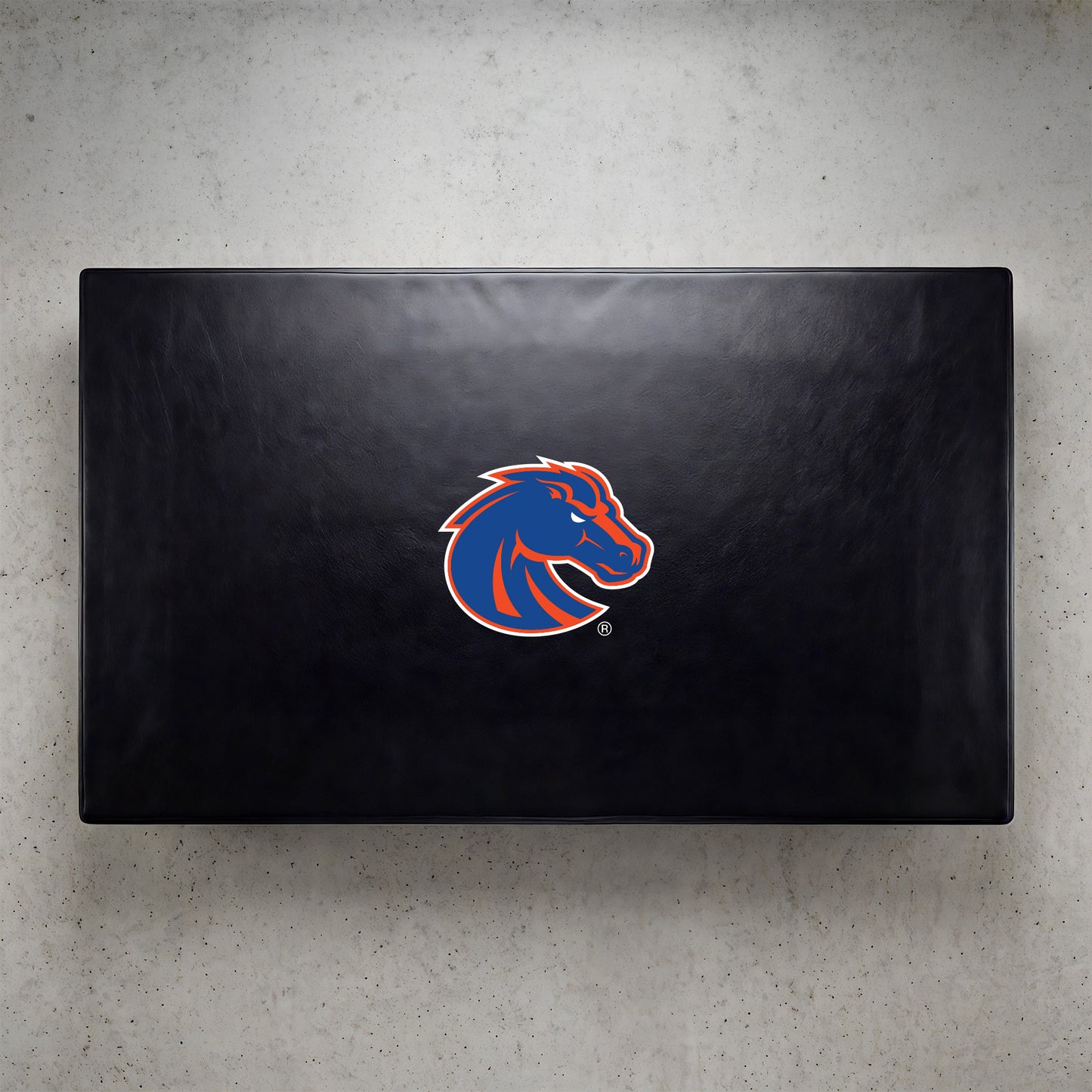 Boise State Broncos Custom Billiards Table Cover Lifestyle
