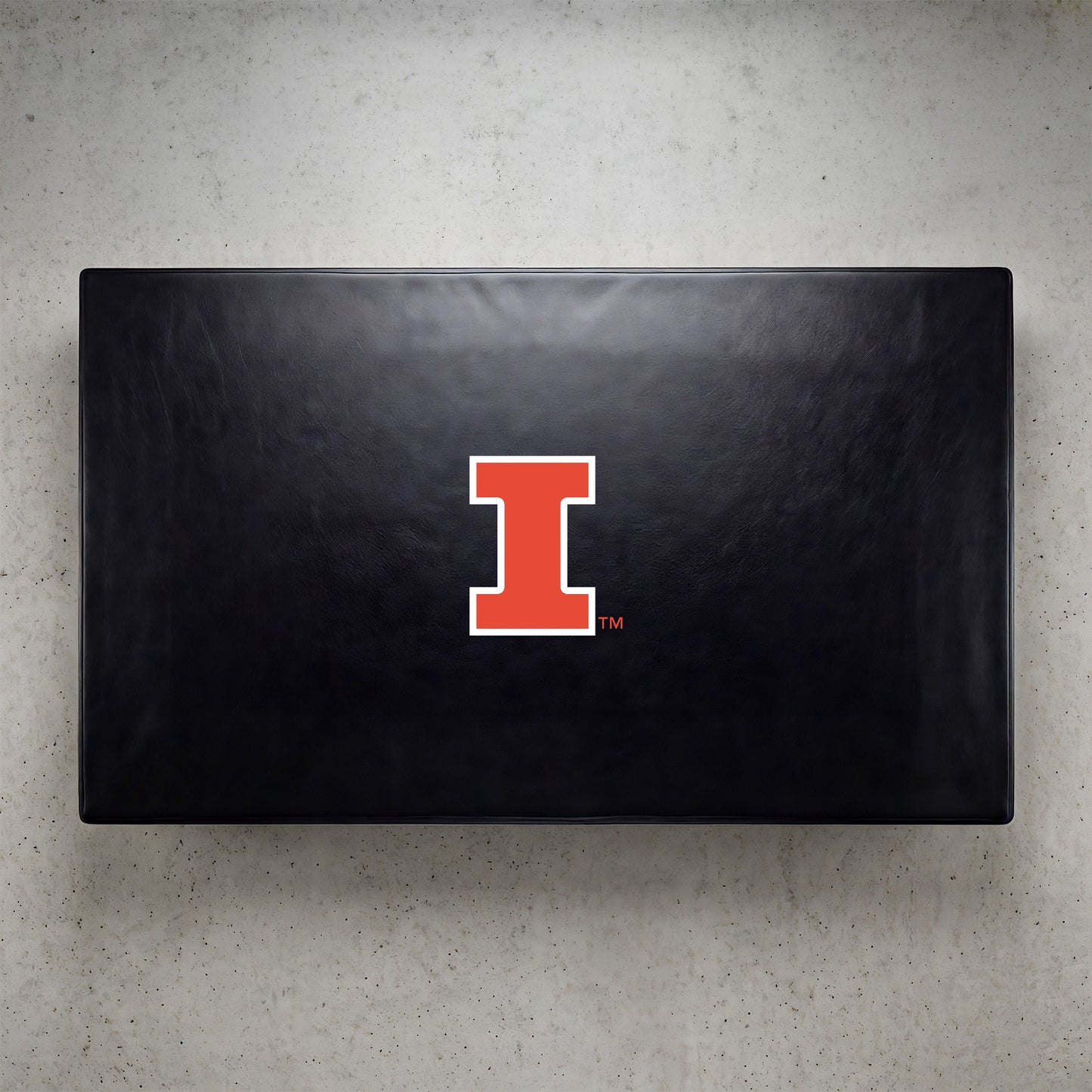 Illinois Fighting Illini Custom Billiards Table Cover Lifestyle