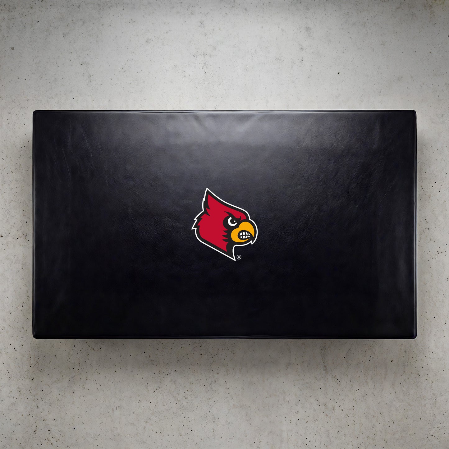 Louisville Cardinals Custom Billiards Table Cover Lifestyle