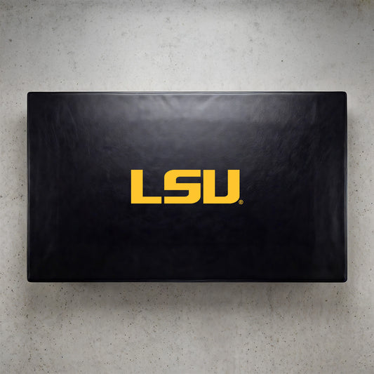 LSU Tigers Custom Billiards Table Cover Lifestyle