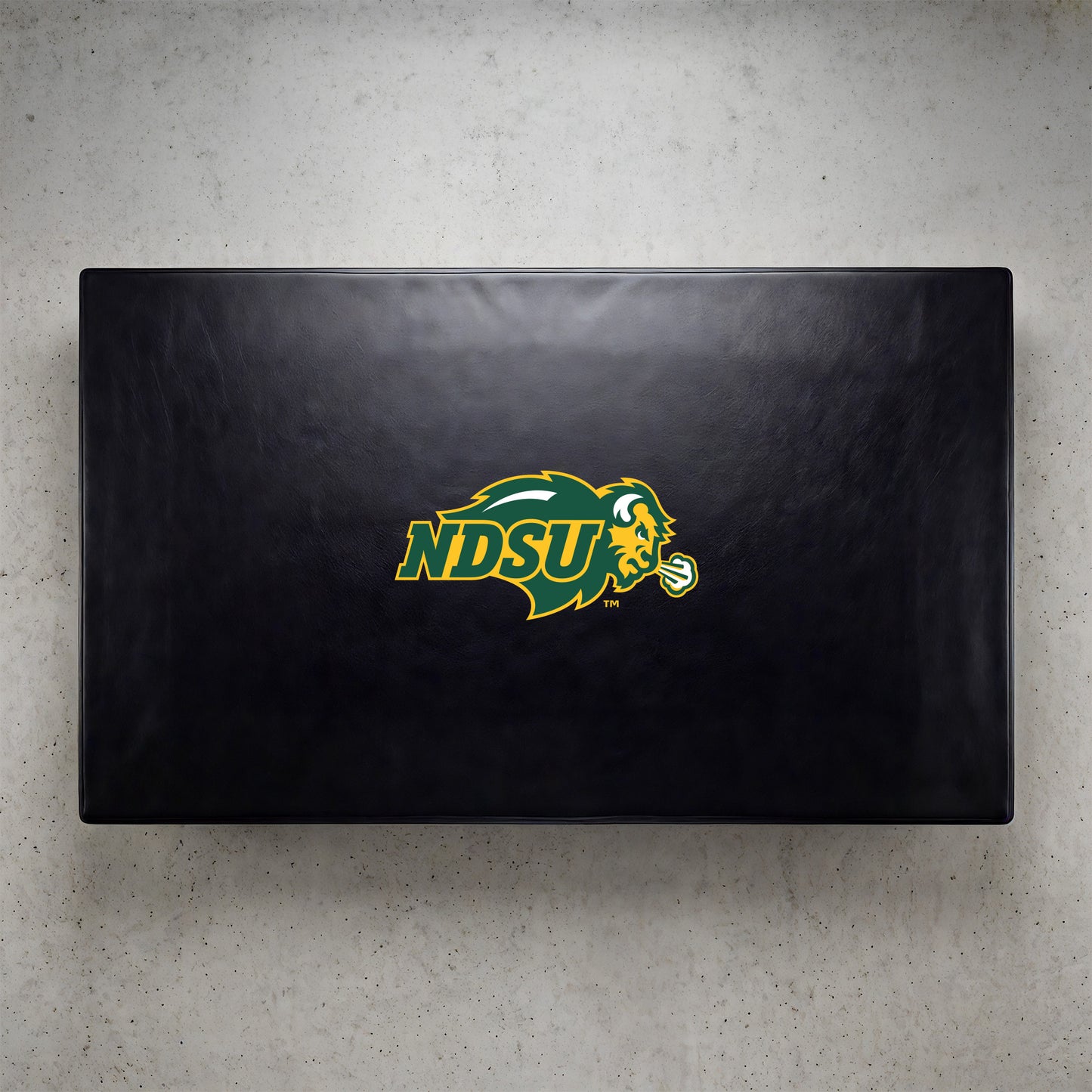 North Dakota State Bison Custom Billiards Table Cover Lifestyle