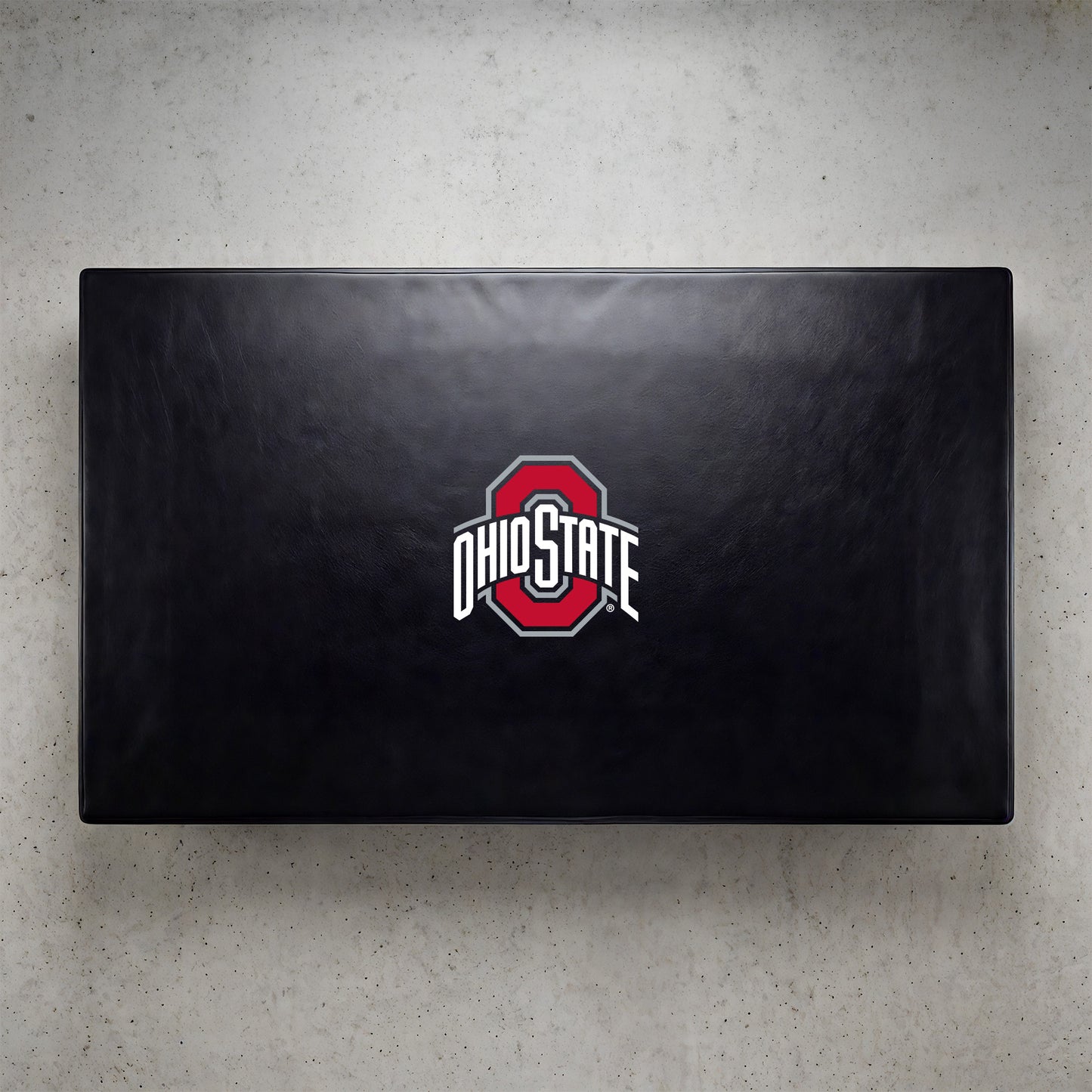 Ohio State Buckeyes Custom Billiards Table Cover Lifestyle