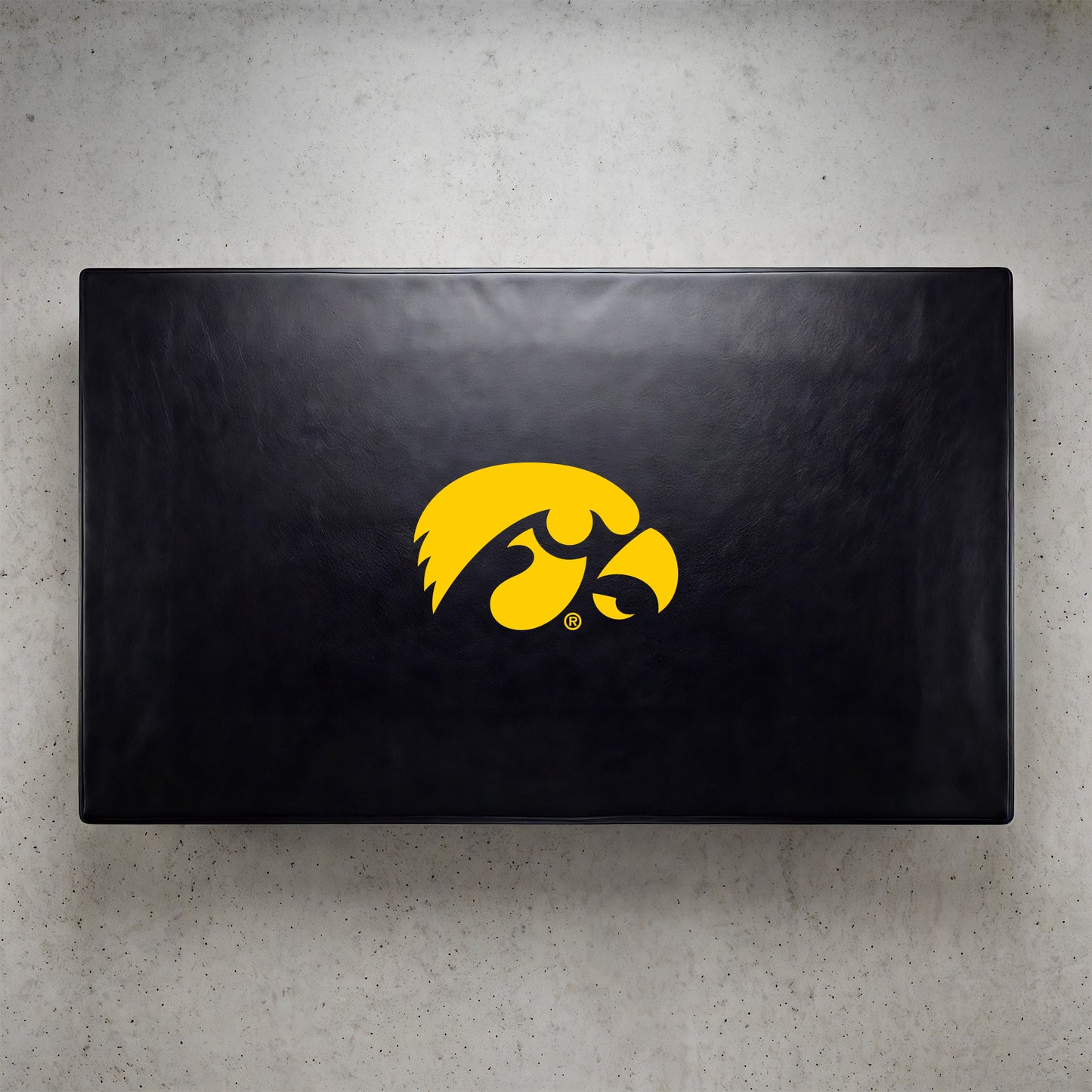Iowa Hawkeyes Custom Billiards Table Cover Lifestyle