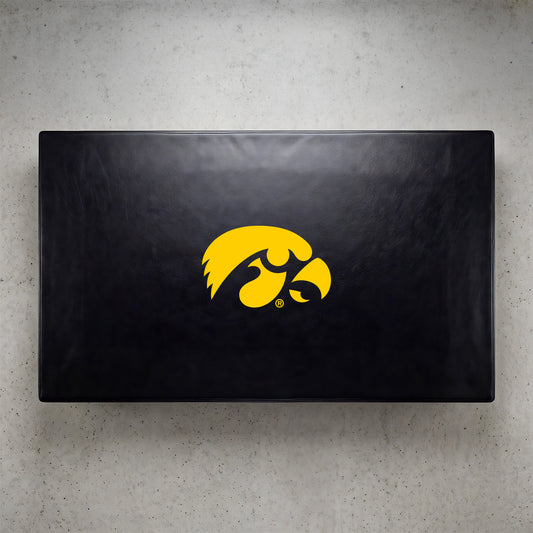 Iowa Hawkeyes Custom Billiards Table Cover Lifestyle