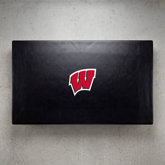 Wisconsin Badgers Custom Billiards Table Cover Lifestyle