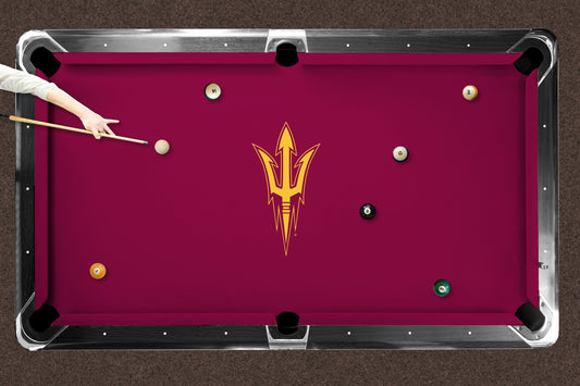 Arizona State Sun Devils Custom Pool Table Replacement Felt Lifestyle