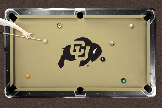 Colorado Buffaloes Custom Pool Table Replacement Felt Lifestyle