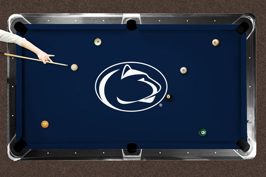 Penn State Nittany Lions Custom Pool Table Replacement Felt Lifestyle
