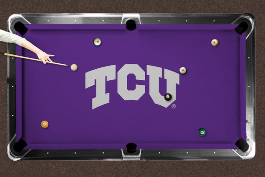 TCU Horned Frogs Custom Pool Table Replacement Felt Lifestyle
