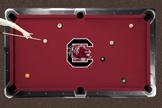 South Carolina Gamecocks Custom Pool Table Replacement Felt Lifestyle