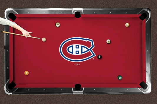Montreal Canadiens Custom Pool Table Replacement Felt Lifestyle