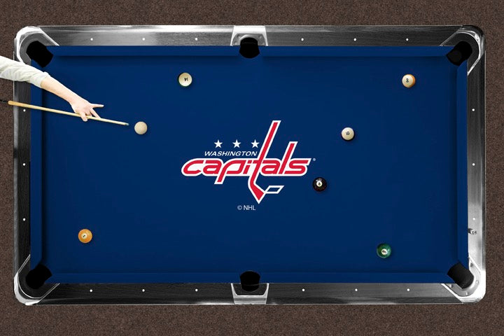 Washington Capitals Custom Pool Table Replacement Felt Lifestyle