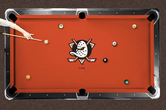 Anaheim Ducks Custom Pool Table Replacement Felt Lifestyle