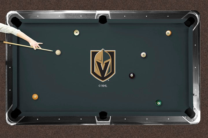 Vegas Golden Knights Custom Pool Table Replacement Felt Lifestyle