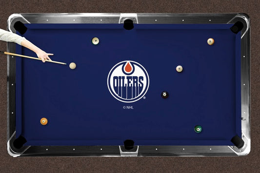 Edmonton Oilers Custom Pool Table Replacement Felt Lifestyle