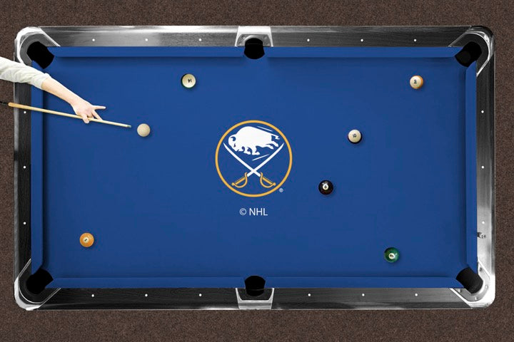 Buffalo Sabres Custom Pool Table Replacement Felt Lifestyle