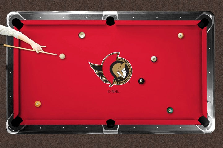 Ottawa Senators Custom Pool Table Replacement Felt Lifestyle