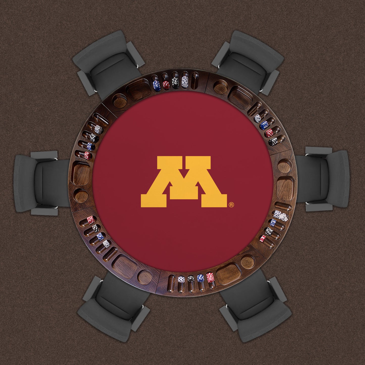 Minnesota Golden Gophers Custom Game Table Replacement Felt Lifestyle