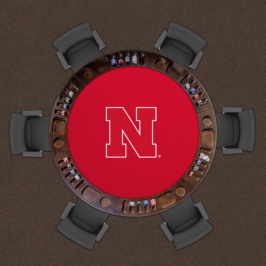 Nebraska Cornhuskers Custom Game Table Replacement Felt Lifestyle