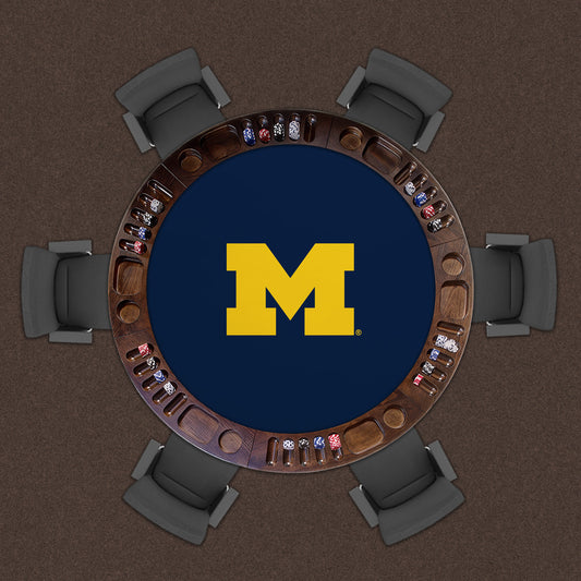 Michigan Wolverines Custom Game Table Replacement Felt Lifestyle