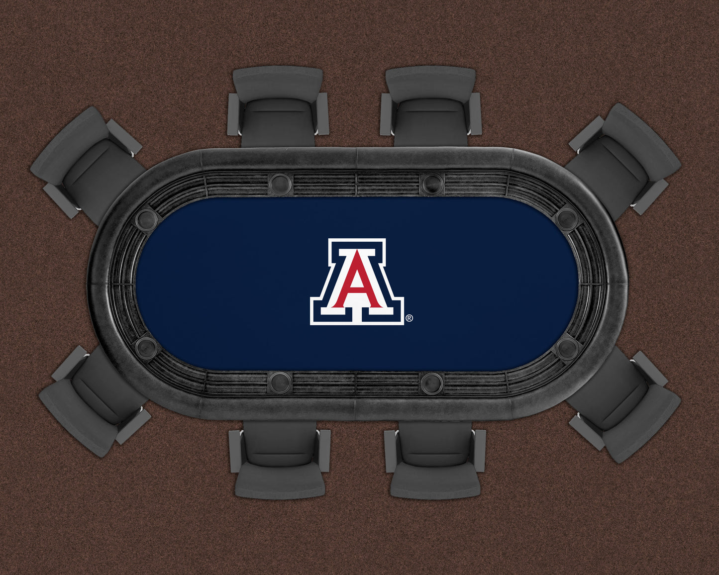 Arizona Wildcats Custom Poker Table Replacement Felt LIFESTYLE