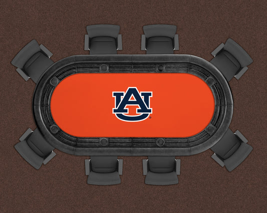 Auburn Tigers Custom Poker Table Replacement Felt LIFESTYLE