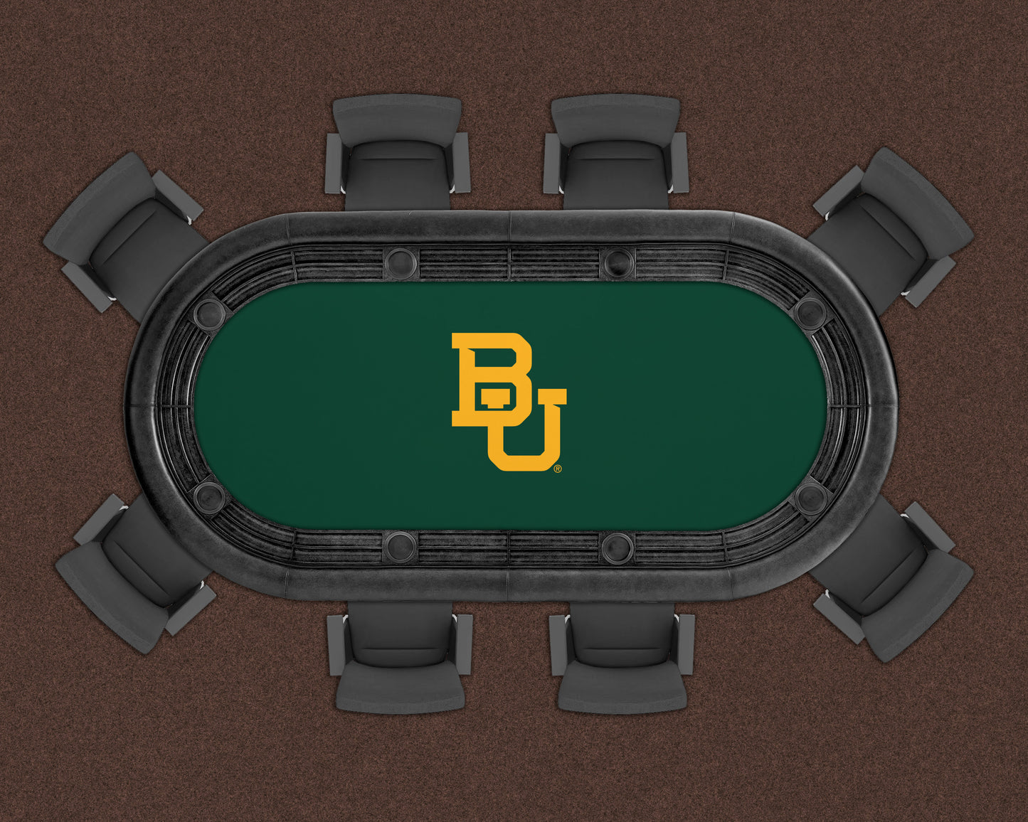 Baylor Bears Custom Poker Table Replacement Felt LIFESTYLE