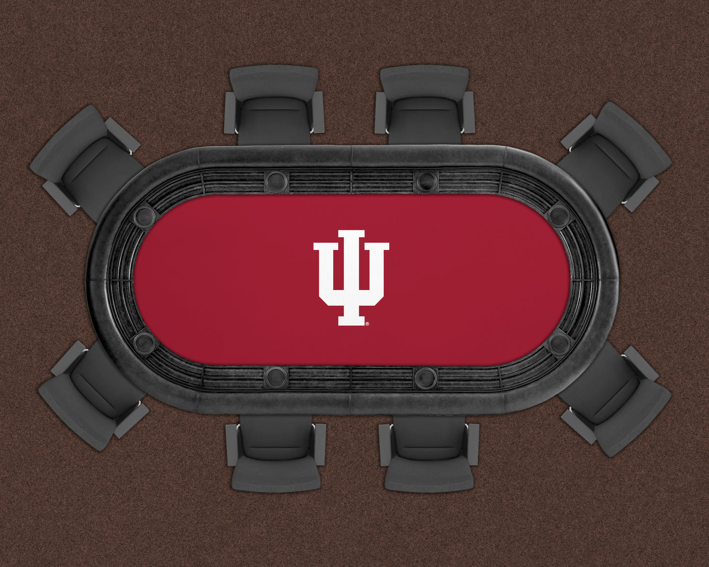 Indiana Hoosiers Custom Poker Table Replacement Felt LIFESTYLE