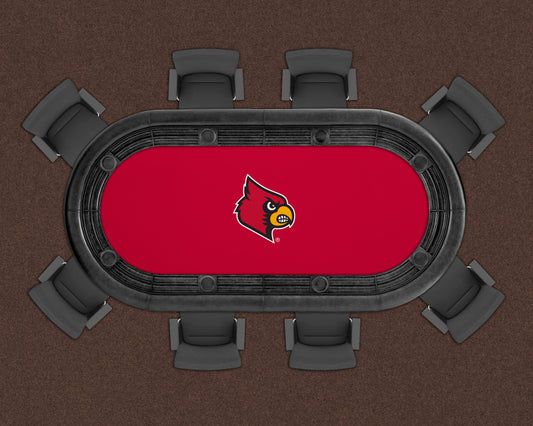 Louisville Cardinals Custom Poker Table Replacement Felt LIFESTYLE