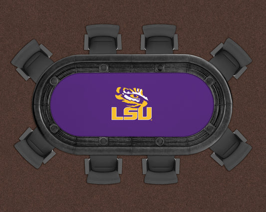 LSU Tigers Custom Poker Table Replacement Felt LIFESTYLE