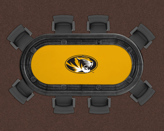 Missouri Tigers Custom Poker Table Replacement Felt LIFESTYLE