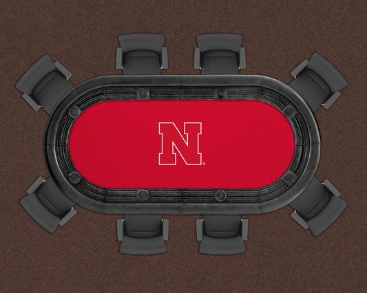 Nebraska Cornhuskers Custom Poker Table Replacement Felt LIFESTYLE