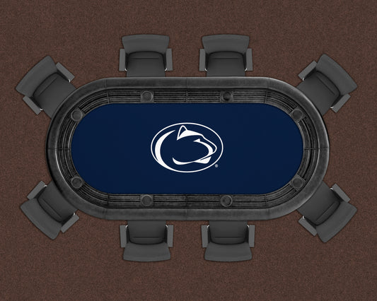 Penn State Nittany Lions Custom Poker Table Replacement Felt LIFESTYLE