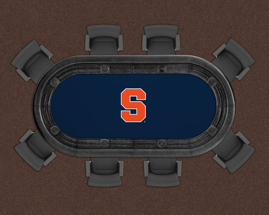 Syracuse Orange Custom Poker Table Replacement Felt LIFESTYLE