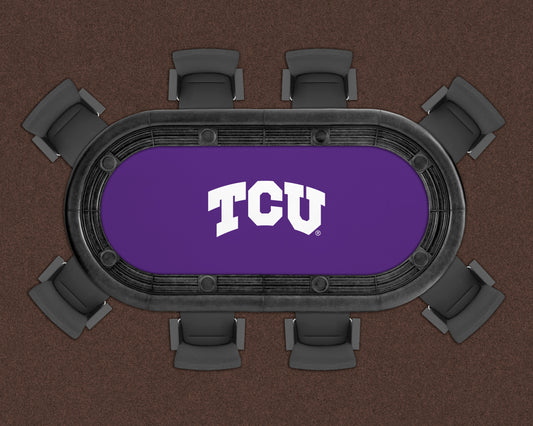 TCU Horned Frogs Custom Poker Table Replacement Felt LIFESTYLE