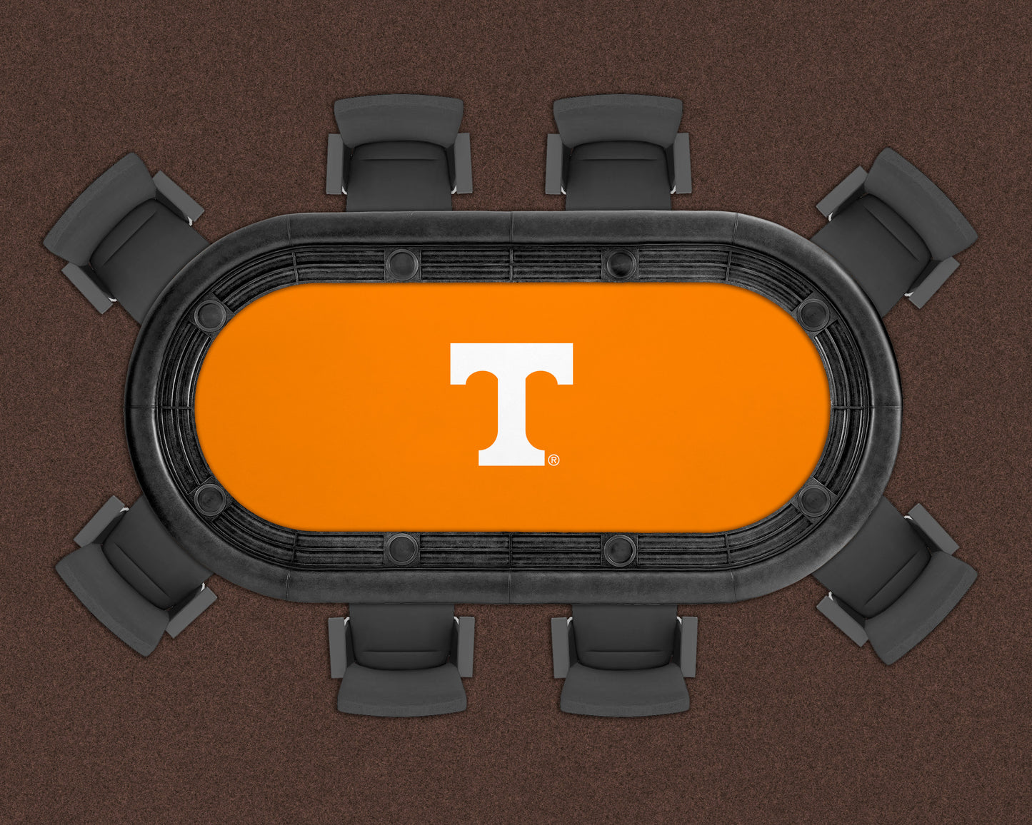 Tennessee Volunteers Custom Poker Table Replacement Felt LIFESTYLE