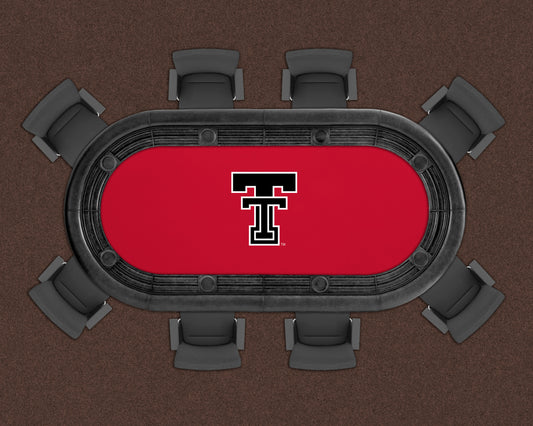 Texas Tech Red Raiders Custom Poker Table Replacement Felt LIFESTYLE